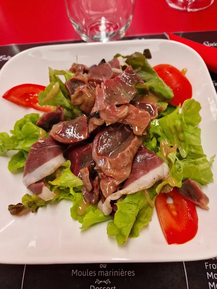 Salade de Gésiers Et Magret de Canard
